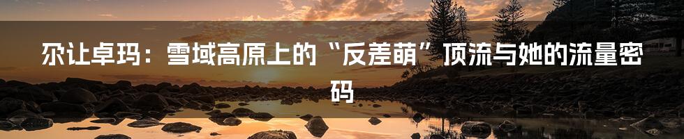 尕让卓玛:雪域高原上的“反差萌”顶流与她的流量密码