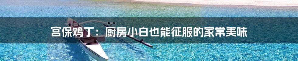 宫保鸡丁：厨房小白也能征服的家常美味