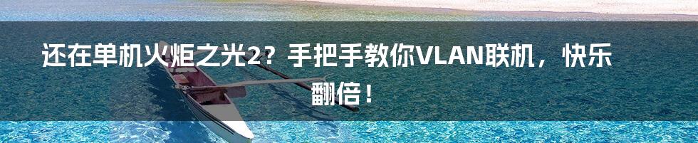 还在单机火炬之光2？手把手教你VLAN联机，快乐翻倍！