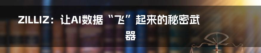 ZILLIZ:让AI数据“飞”起来的秘密武器