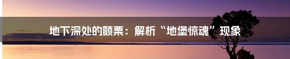 地下深处的颤栗：解析“地堡惊魂”现象