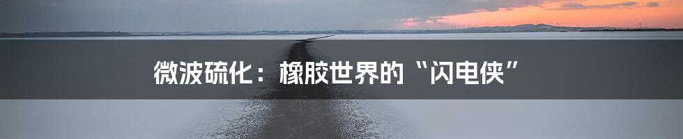 微波硫化:橡胶世界的“闪电侠”