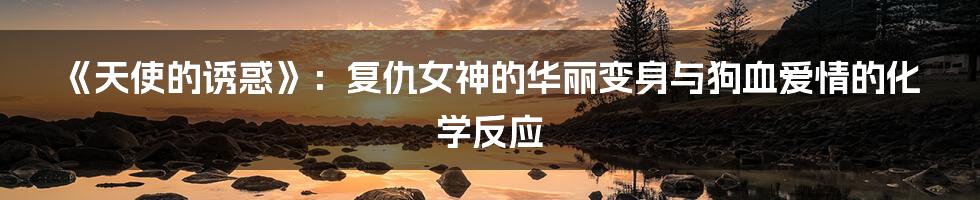 《天使的诱惑》:复仇女神的华丽变身与狗血爱情的化学反应
