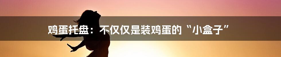 鸡蛋托盘:不仅仅是装鸡蛋的“小盒子”