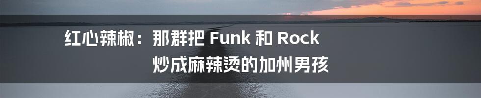 红心辣椒:那群把 Funk 和 Rock 炒成麻辣烫的加州男孩