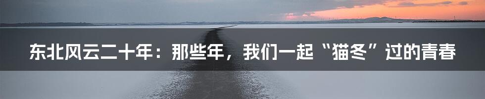 东北风云二十年:那些年,我们一起“猫冬”过的青春