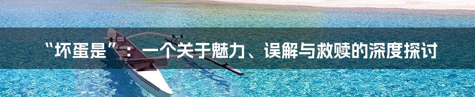 “坏蛋是”:一个关于魅力、误解与救赎的深度探讨
