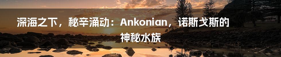 深海之下,秘辛涌动:Ankonian,诺斯戈斯的神秘水族