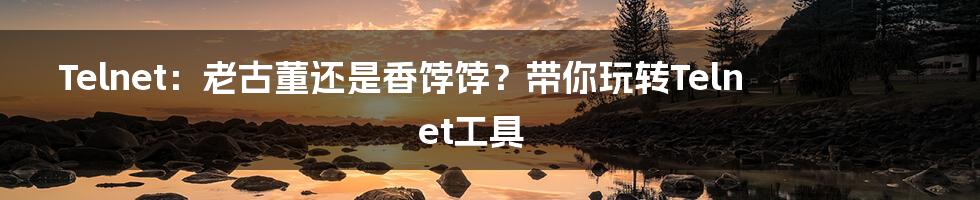 Telnet:老古董还是香饽饽?带你玩转Telnet工具