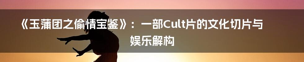 《玉蒲团之偷情宝鉴》：一部Cult片的文化切片与娱乐解构