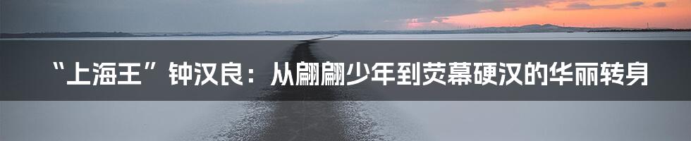 “上海王”钟汉良：从翩翩少年到荧幕硬汉的华丽转身